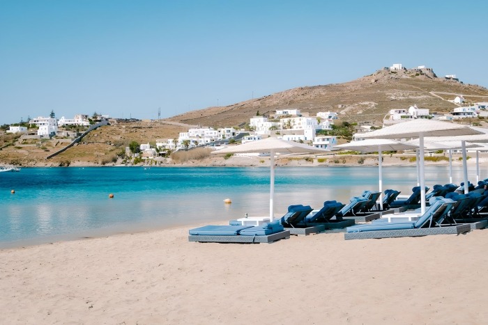 Luxury Mykonos Beach Bar