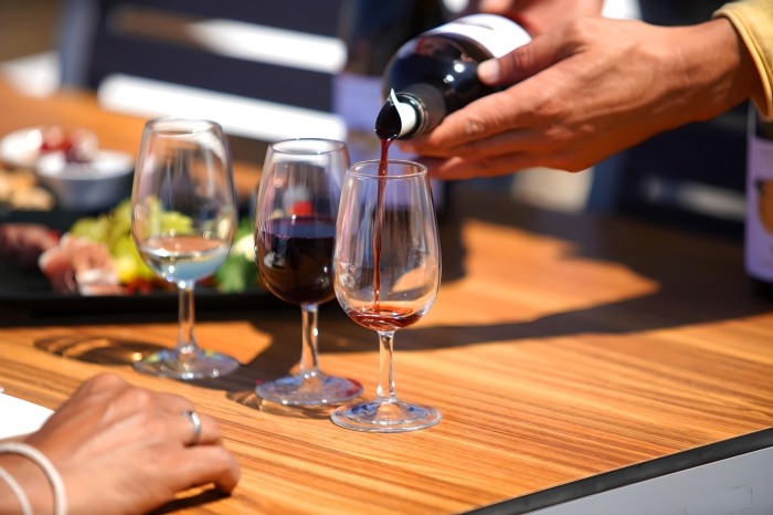 Tasting Santorinian Red Wine