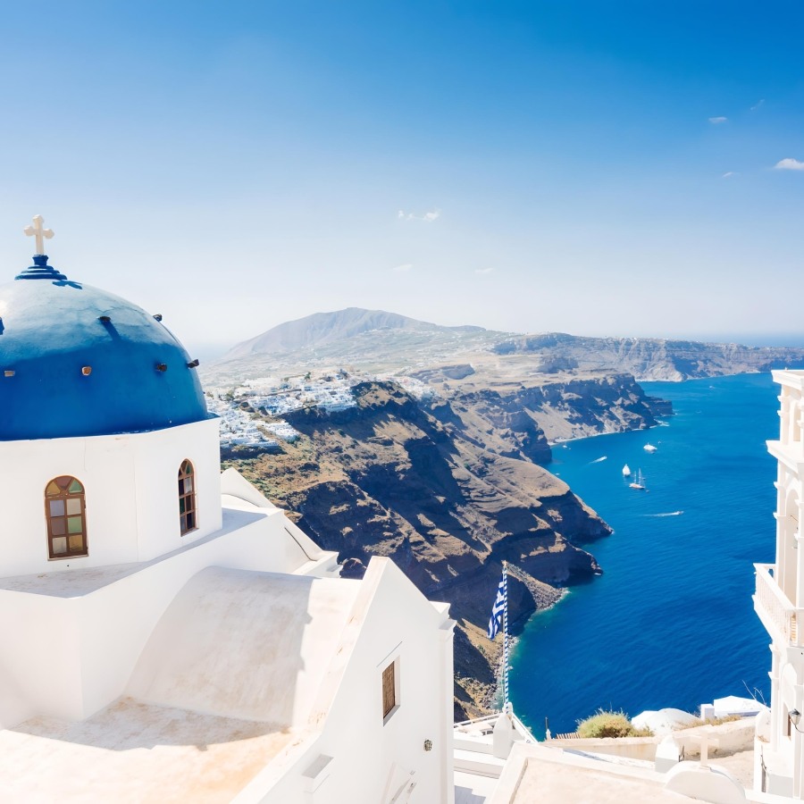 Imerovigli Blue Dome Church