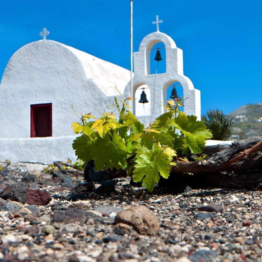 Vineyard Church Santorini Greece