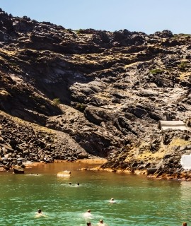 Hot Springs Bud Bath Santorini Greece