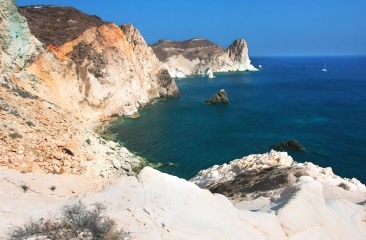 White Beach Santorini Greece